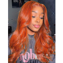 13x2 Lace Front Wigs Autumn Season with Autumn Color, Ginger Body Wave. Who Wanna Kill This One? 【00168】