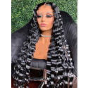 13x2 Lace Front Wig Deep Wave. 100% Human Hair 16 Inch-20 Inch Virgin Human Hair.pls confirm the wig cap before placing order in case any problems【00990】