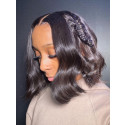 Flash Sale!!！Elva Hair 13x4 Lace Frontal Wig Goddess Wave  Swiss Lace Brazilian Wave All Head Bleached Knots【00504】