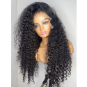 Super Curly Brazilian Remy Hair 13X6  Lace Frontal Wigs With Baby Hair Pre Plucked Natural Hairline Swiss Lace【00336】