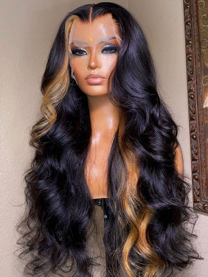 Soooo Gorgeous This Wand Curls !!! Customized Color 13x6 Lace Front Human Hair Wigs【G015】