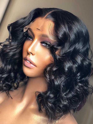 Life may not be perfect but your hair can be! Loose Wave 13x6 Lace Front Wig Beginner Friendly Bob Wig【00865】