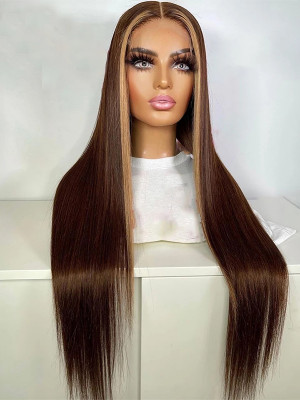 This Wig Won't Let U Down. 13x6 Lace Front Human Hair Wigs【00994】