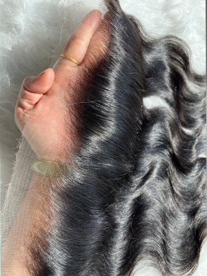 Single Knot 13x6 HD Lace Closure Straight /Body Wave Hair Brazilian Remy Hair【G079】