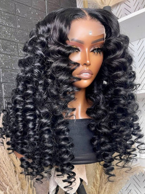 5x5 Real HD  Glueless Lace loose Wave Hair Brazilian Remy Hair【G48】